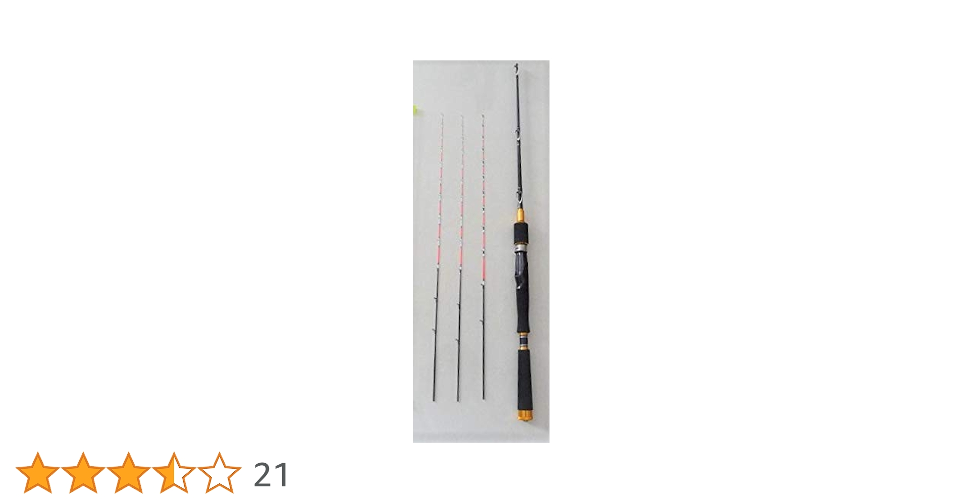 Amazon | 筏カセ竿 替穂先付 ズーム筏竿120/150 穂先ハーフ